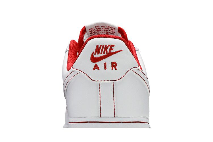 Nike Air Force 1 '07 'Contrast Stitch - White University Red'
