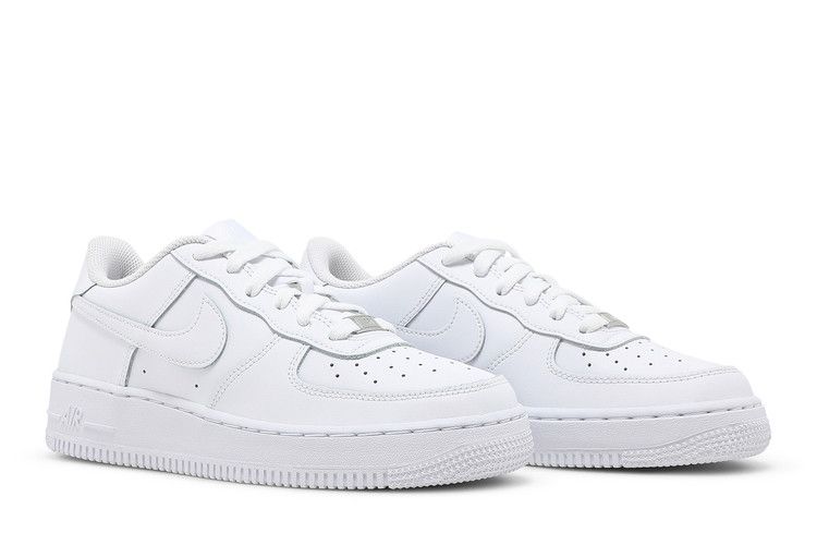Nike Air Force 1 LE GS 'Triple White' — White/White