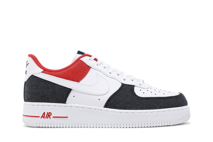 Nike Air Force 1 '07 LX 'White Red Denim'
