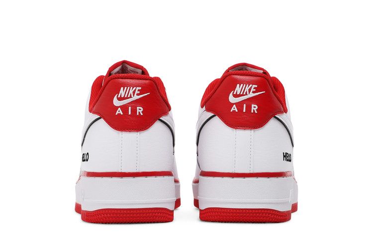 Urbanstar x Nike Air Force 1 '07 LX 'HELLO Pack - White University Red'