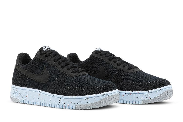 Nike Air Force 1 Crater Flyknit 'Black Chambray Blue'