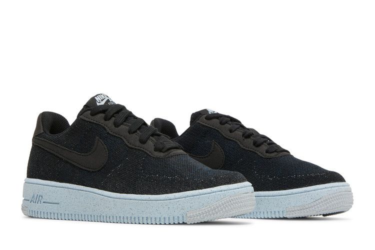 Nike Air Force 1 Crater Flyknit GS 'Black Chambray Blue'