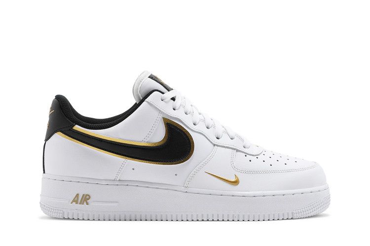 Nike Air Force 1 '07 LV8 'Metallic Swoosh Pack - White Metallic Gold'