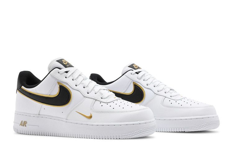 Nike Air Force 1 '07 LV8 'Metallic Swoosh Pack - White Metallic Gold'