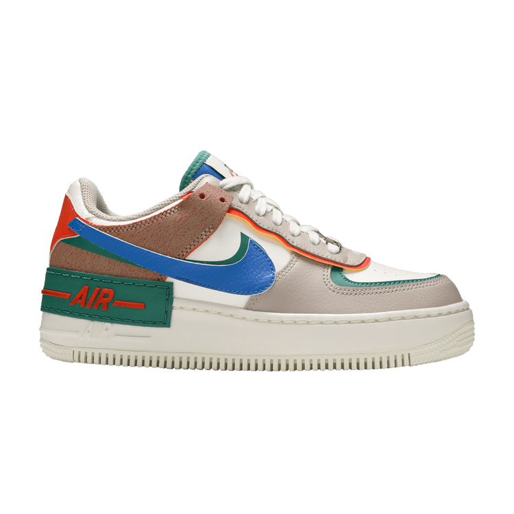 Nike Wmns Air Force 1 Shadow 'Sail Signal Blue Green'