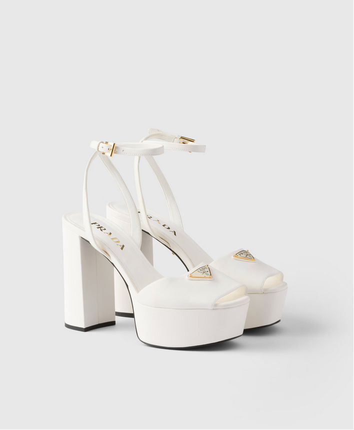 SE1694 Prada Nappa Leather Platform Sandals / Size5-11