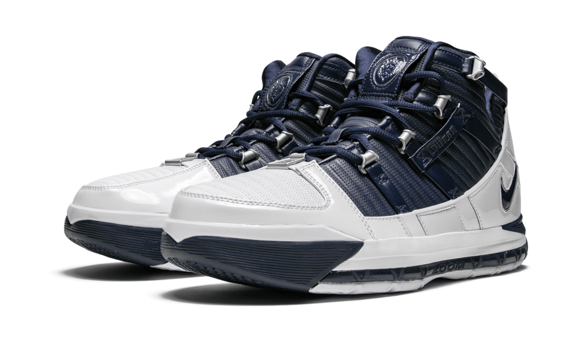 Zoom Lebron 3 QS "White/Navy" AO2434 103