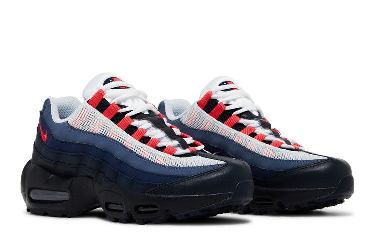 Nike Air Max 95 Recraft Dark Obsidian Track Red (GS)