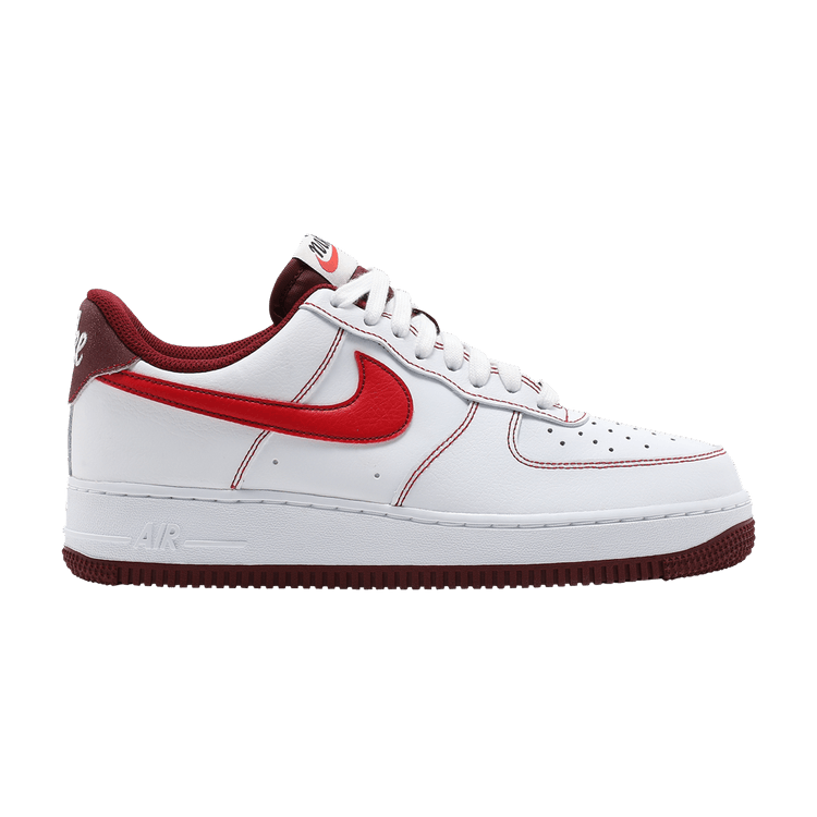 Nike Air Force 1 '07 'White University Red'