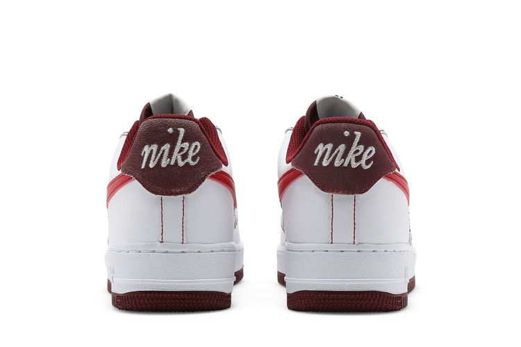 Nike Air Force 1 '07 'White University Red'