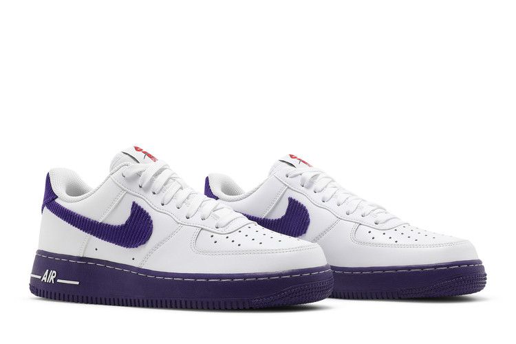 Nike Air Force 1 '07 LV8 EMB 'White Court Purple'