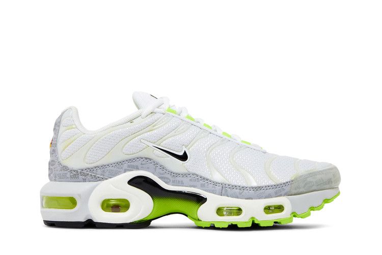 Nike Air Max Plus GS 'Reflective Logo - White Volt'
