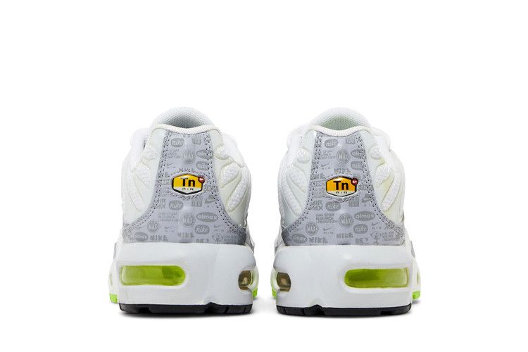 Nike Air Max Plus GS 'Reflective Logo - White Volt'