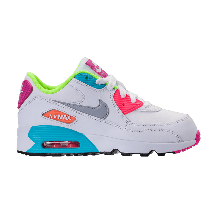 Nike Air Max 90 Leather PS 'White Multi-Color'