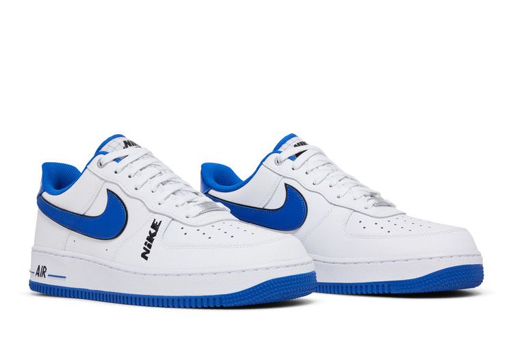 Nike Air Force 1 LV8 'White Game Royal' — White/Black/Game Royal/White