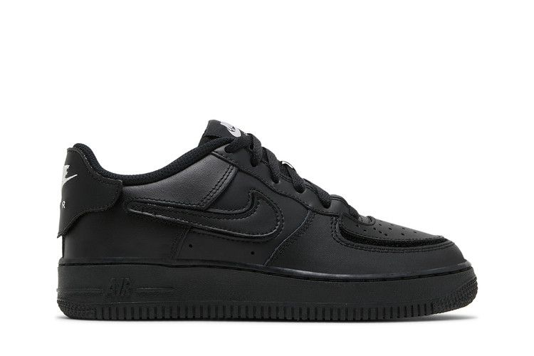 Nike Air Force 1/1 GS 'Black Bright Crimson'