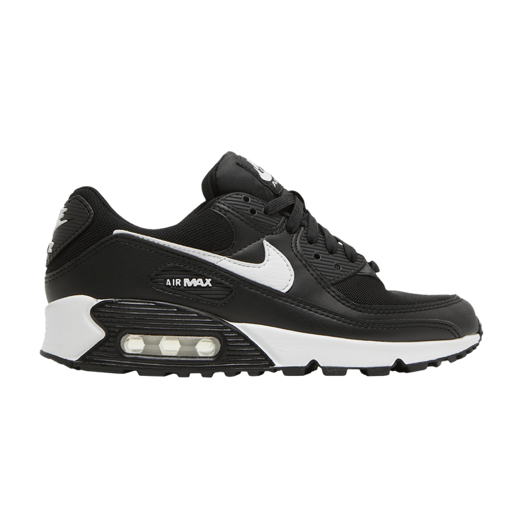 Nike Wmns Air Max 90 'Black White' — Black/Black/White (DH8010 002)
