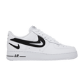 Nike Air Force 1 '07 'Cut Out Swoosh - White Black'