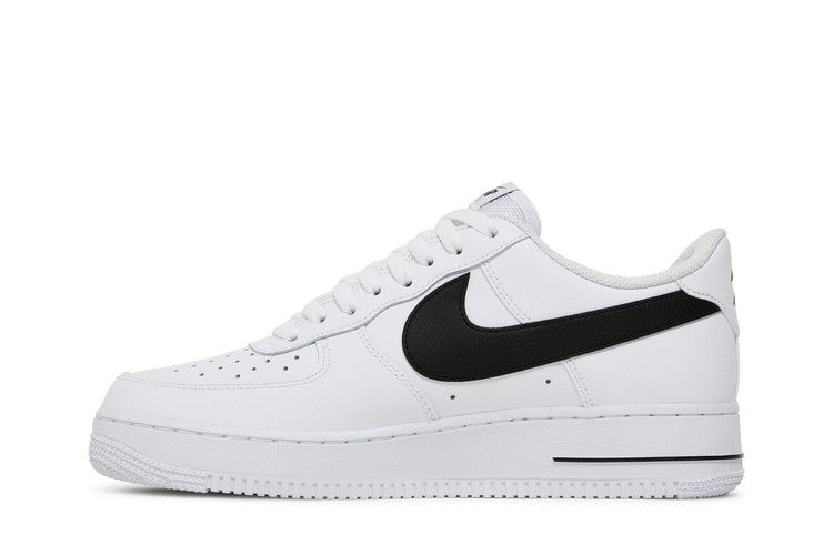 Nike Air Force 1 '07 'Cut Out Swoosh - White Black'