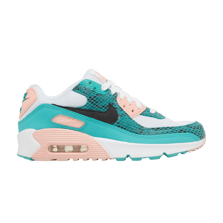 Nike Air Max 90 GS 'Washed Teal Snakeskin'