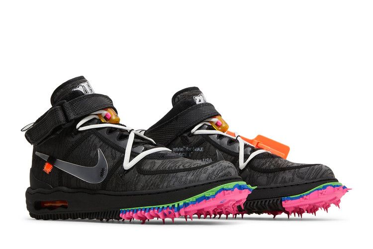 Off-White x Nike Air Force 1 Mid 'Black'