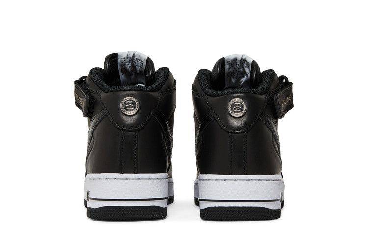 Stussy x Nike Air Force 1 Mid 'Black Snakeskin'
