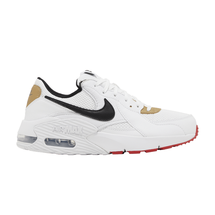 Nike Wmns Air Max Excee 'White University Red' — White/University Red/Metallic Platinum/Black