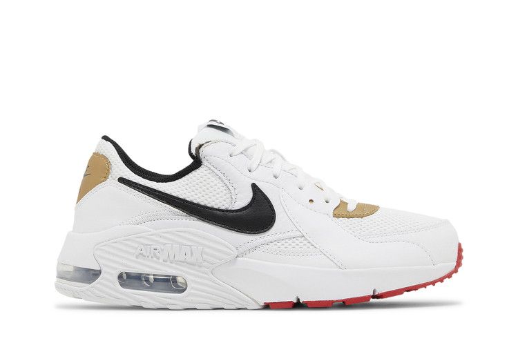 Nike Wmns Air Max Excee 'White University Red' — White/University Red/Metallic Platinum/Black