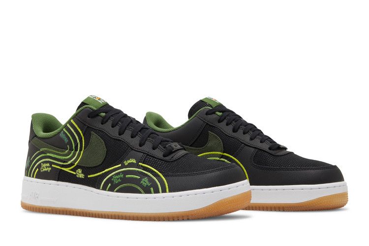 Nike Air Force 1 '07 LV8 'NY vs. NY' — Black/Treeline/White/Carbon Green