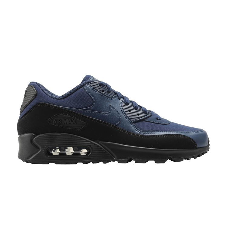 Nike Air Max 90 Essential 'Midnight Navy' — Black/Midnight Navy