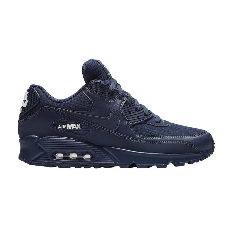 Nike Air Max 90 Essential 'Midnight Navy' — Midnight Navy/White (AJ1285 404)
