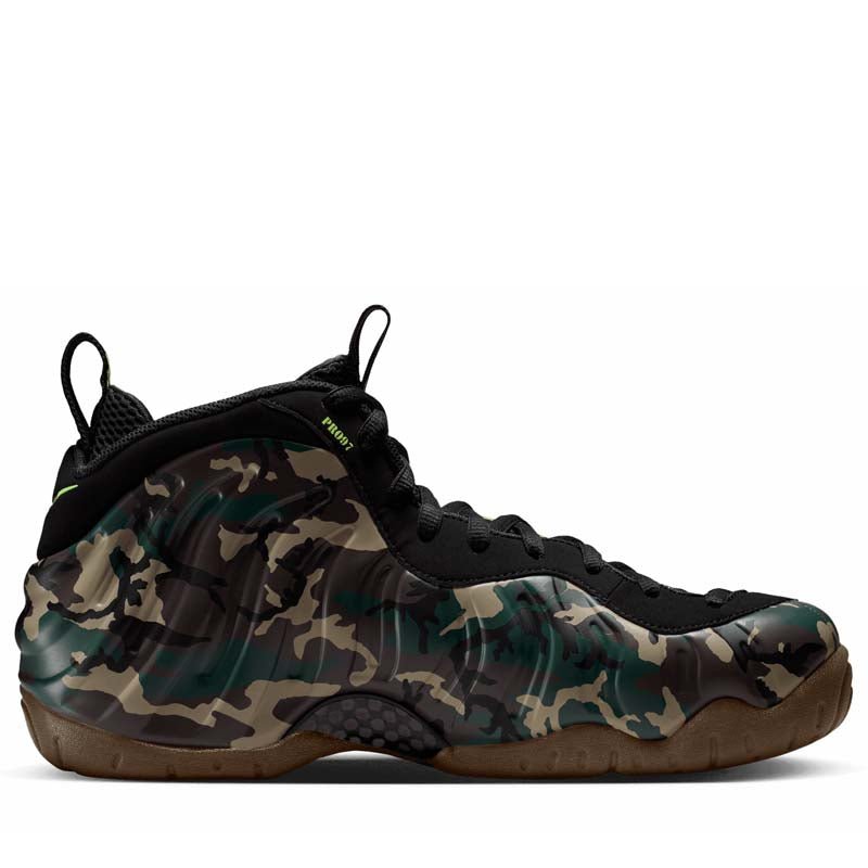 Nike Air Foamposite Pro Premium 'Green Camo' - Black/Black
