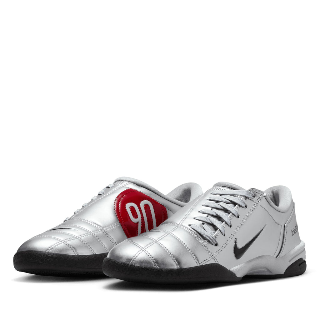 Women's Nike T90 - Metallic Silver/Black
