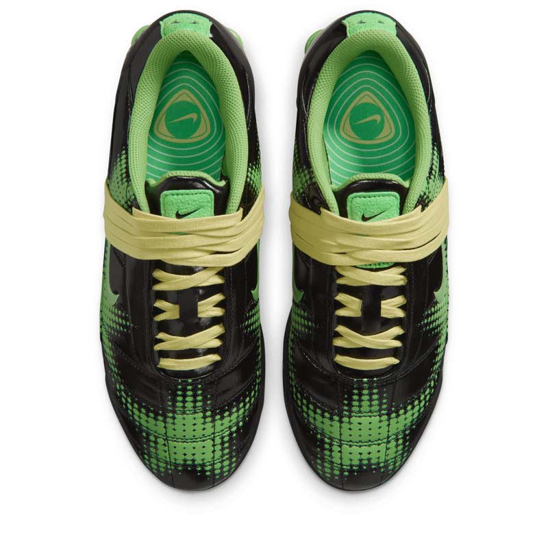 Women's Nike T90 Shox Magia WC - Black/Spinach Green
