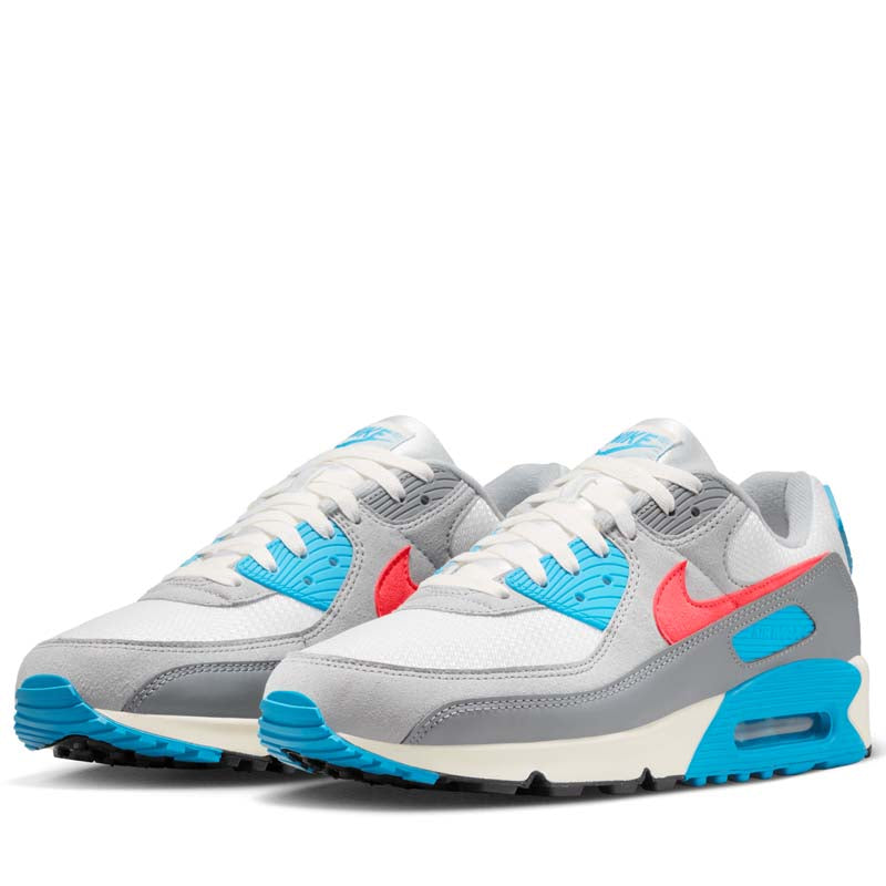 Nike Air Max 90 'Wave' - Cool Grey/Infrared 23