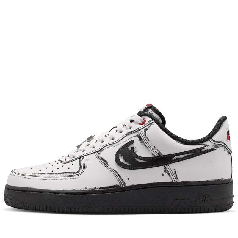 Nike Air Force 1 'Scream' - Summit White/Metallic Silver