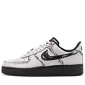 Nike Air Force 1 'Scream' - Summit White/Metallic Silver