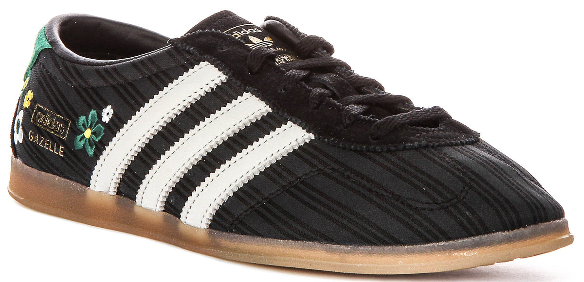 Adidas Gazelle Lo Pro X Liberty Print In Black White For Women