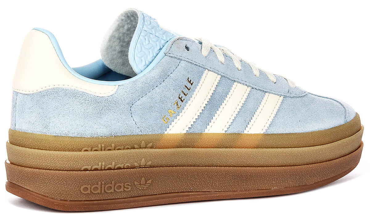 Adidas Gazelle Bold W In Blue White For Women