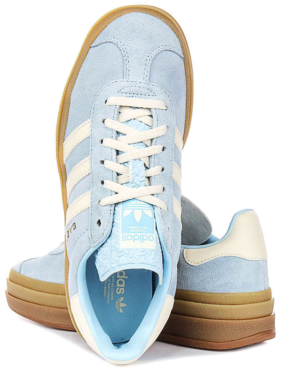 Adidas Gazelle Bold W In Blue White For Women