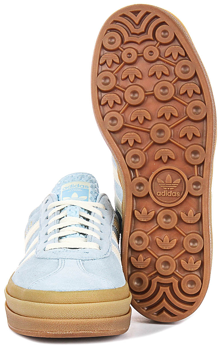 Adidas Gazelle Bold W In Blue White For Women