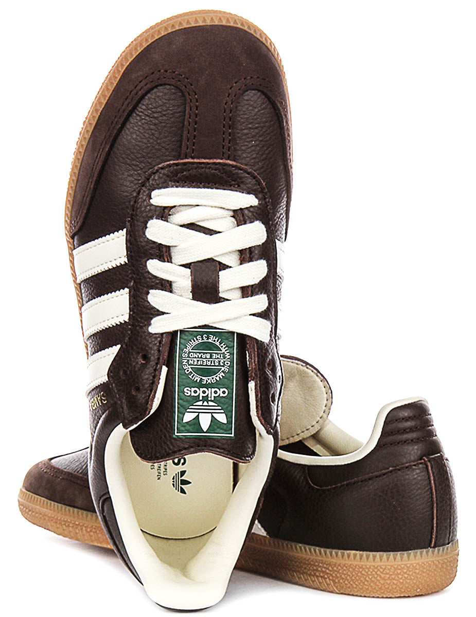 Adidas Samba OG In Brown White For Men