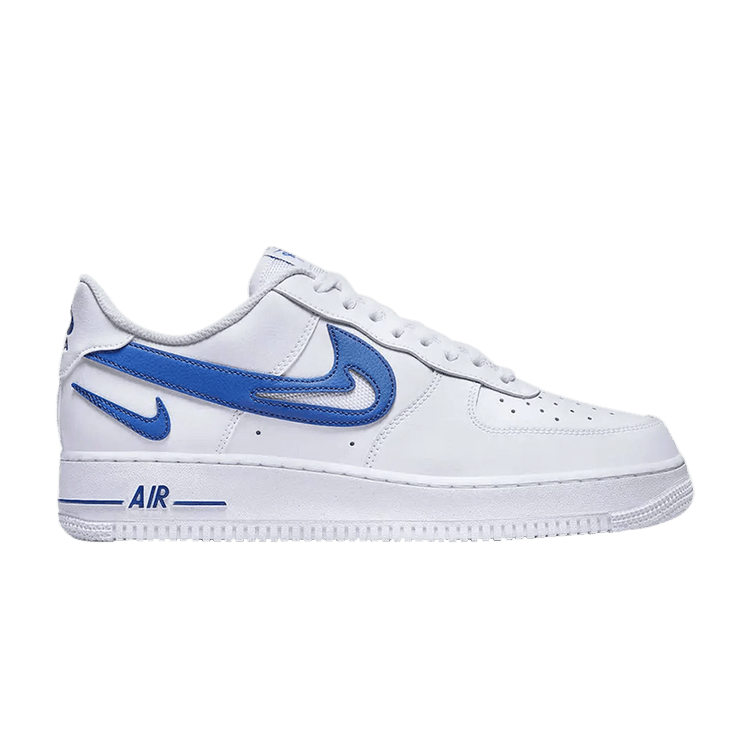 Nike Air Force 1 '07 'Cut Out Swoosh - Game Royal'