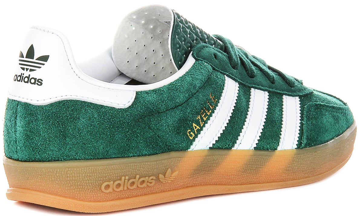 Adidas Gazelle Indoor In Green For Youth