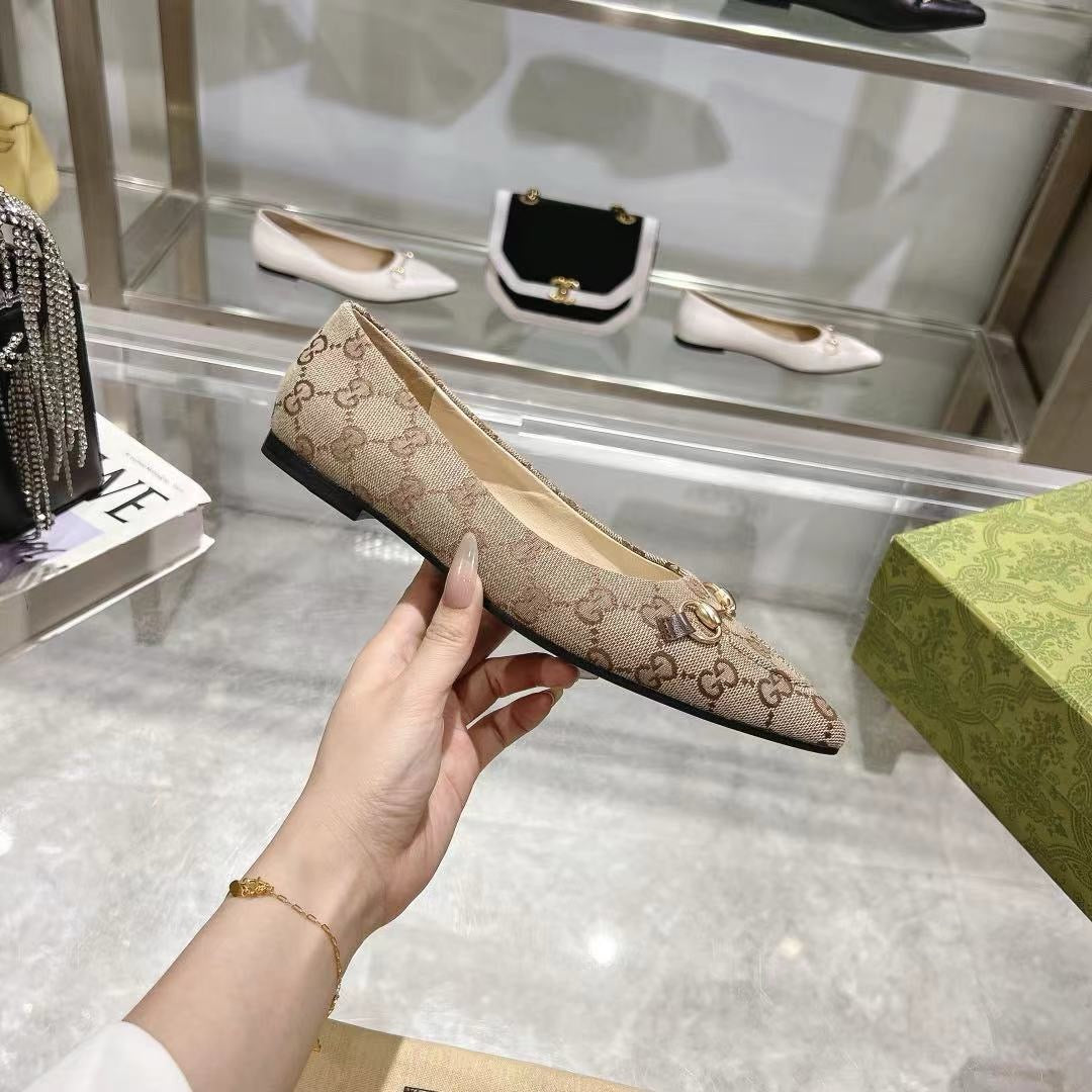 SE1579 Gucci Women's Horsebit Ballet Flat / Size5-11