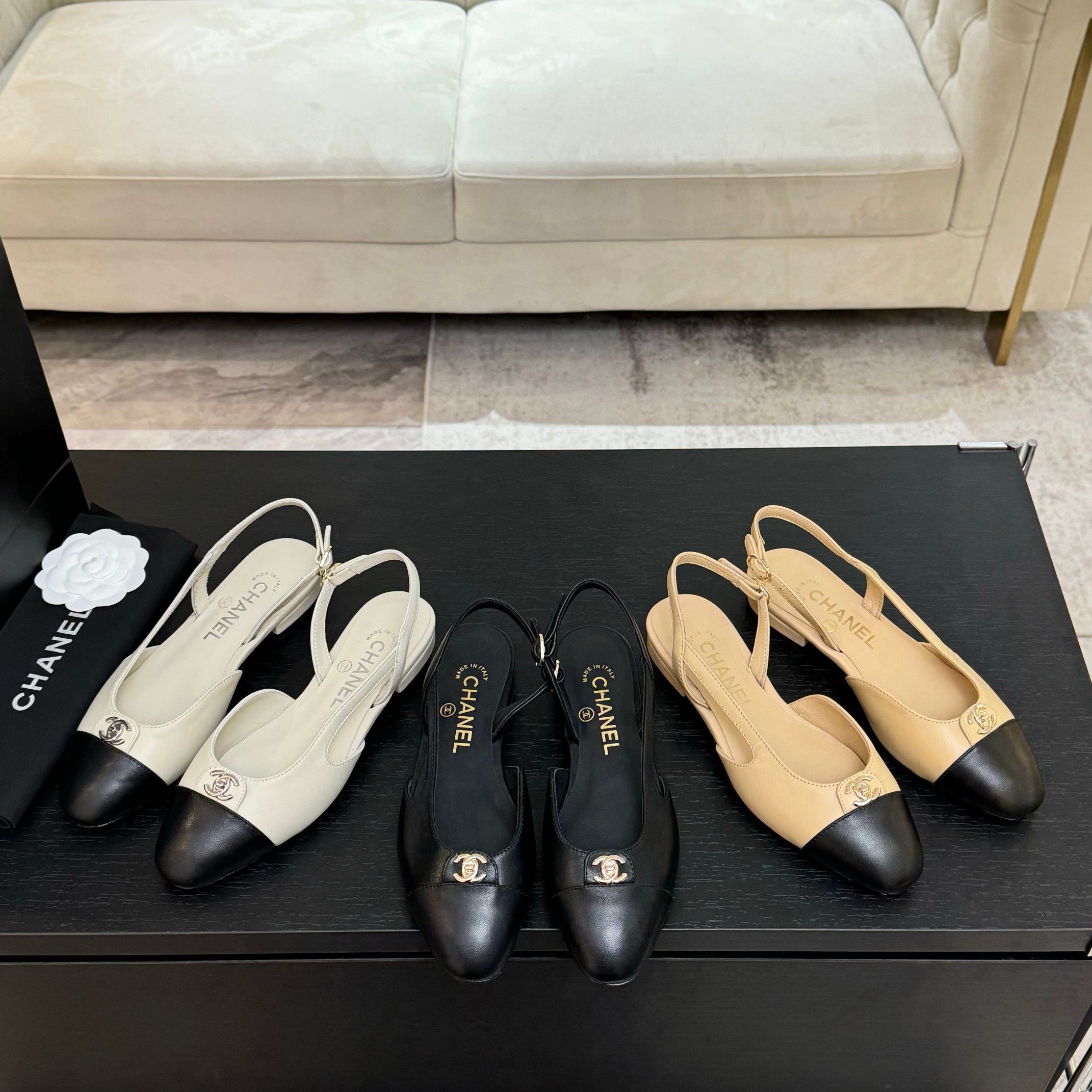 SE1717 Chanel Slingback / 25mm/65mm/90mm / Size5-11