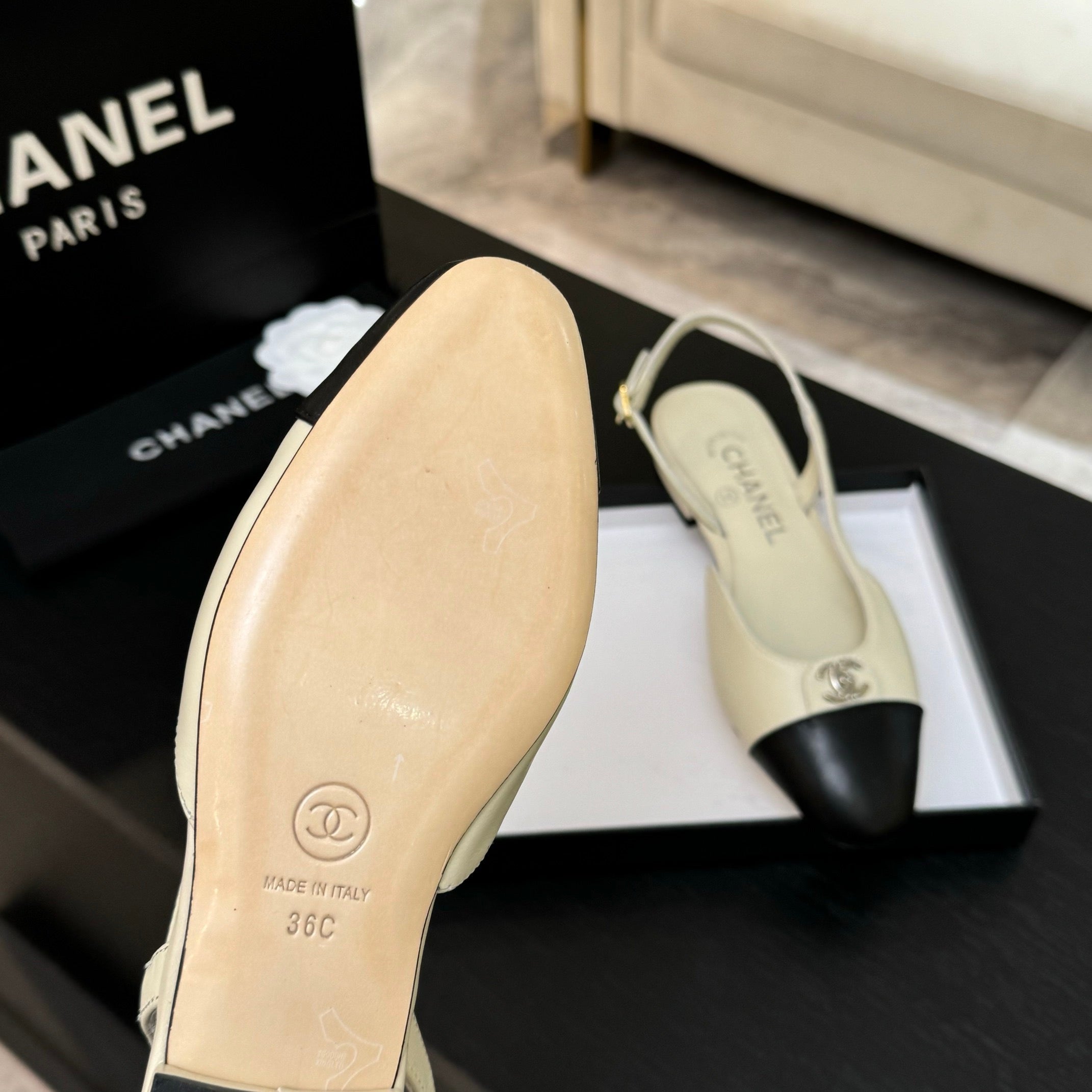 SE1717 Chanel Slingback / 25mm/65mm/90mm / Size5-11