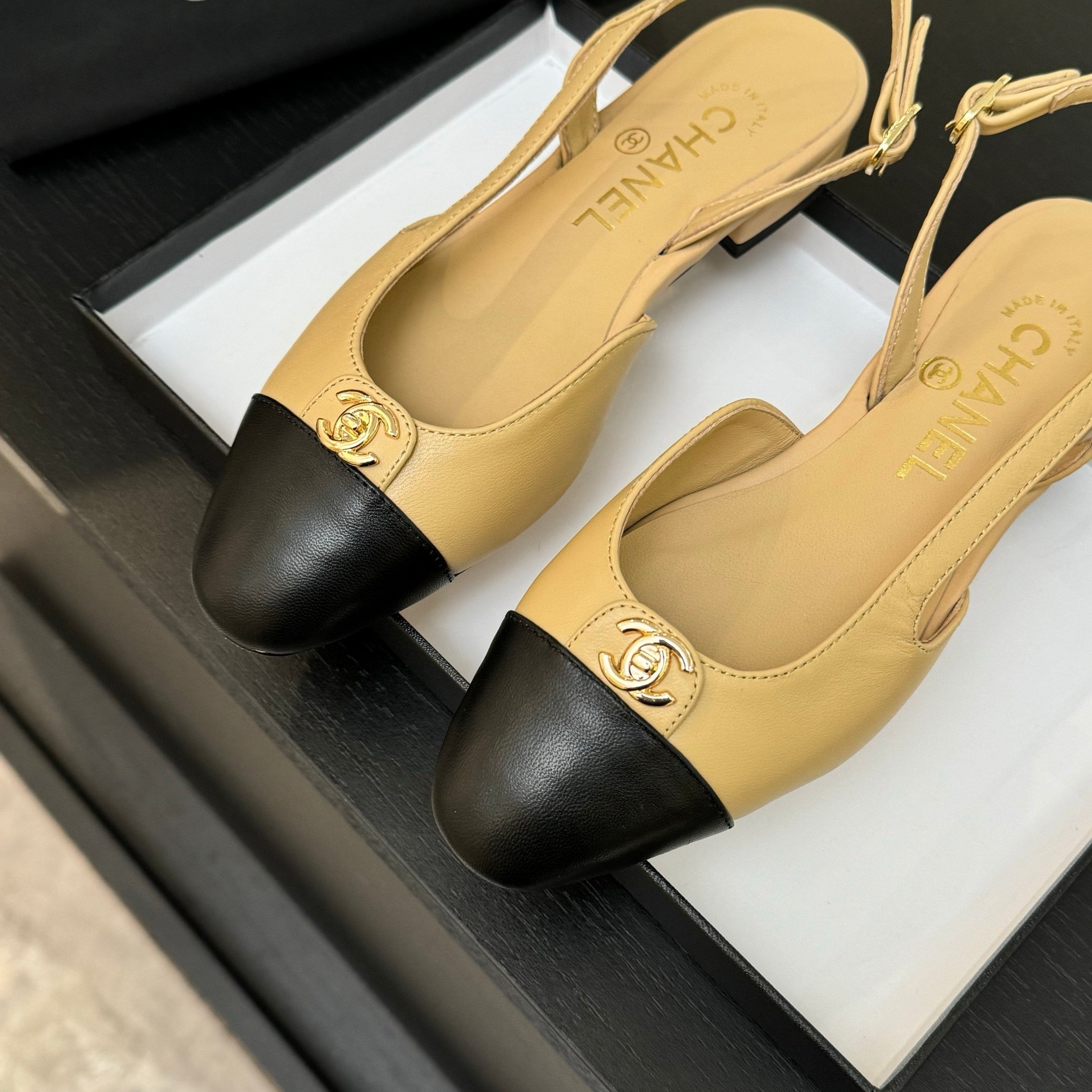 SE1718 Chanel Slingback / 25mm/65mm/90mm / Size5-11