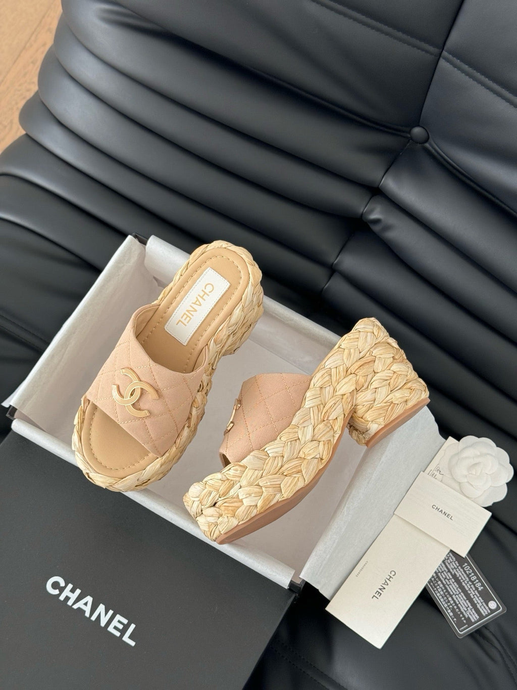 SE1592 Chanel Wedge Sandals / Size5-11