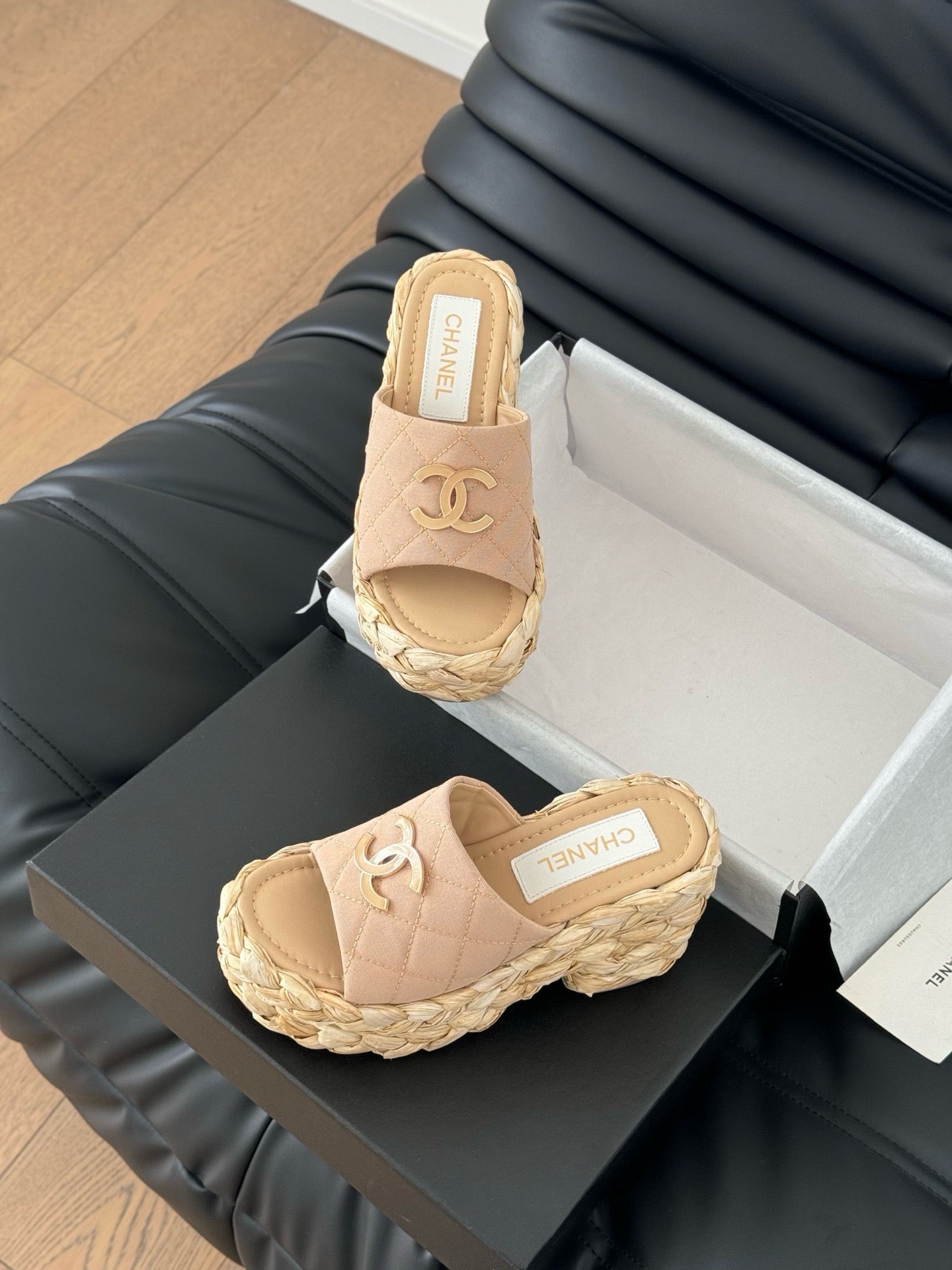 SE1590 Chanel Wedge Sandals / Size5-11